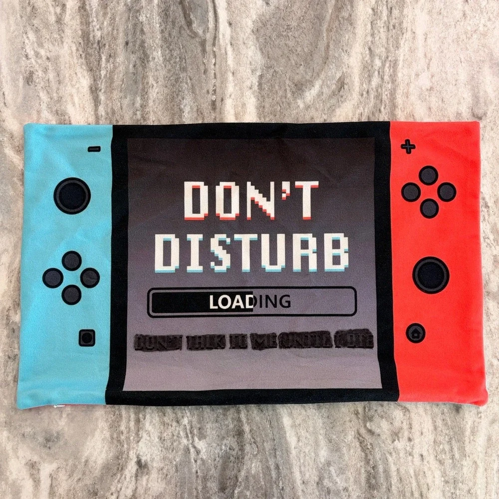 Gaming Pillow Case , Controller Coin Pouch & Pencil Case Bundle Gamer Gift Lot